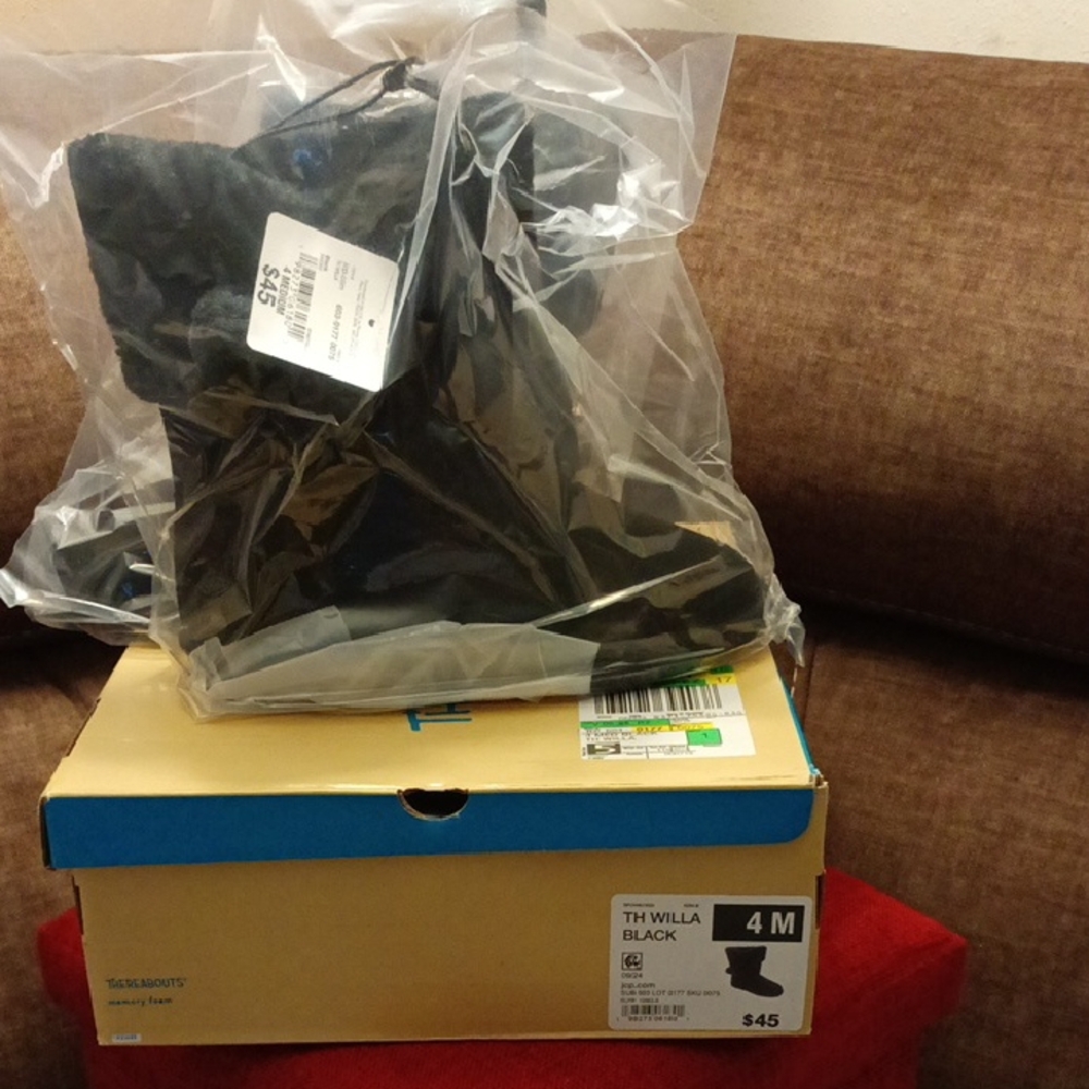 Thereabouts Big Girls Size 4M Willa Black Boots